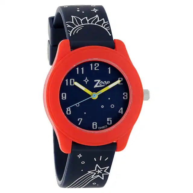 Zoop Multicoloured Dial Multicoloured Plastic Strap Watch