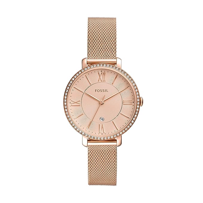 Fossil Analog Gold Dial Women's Watch-ES4628