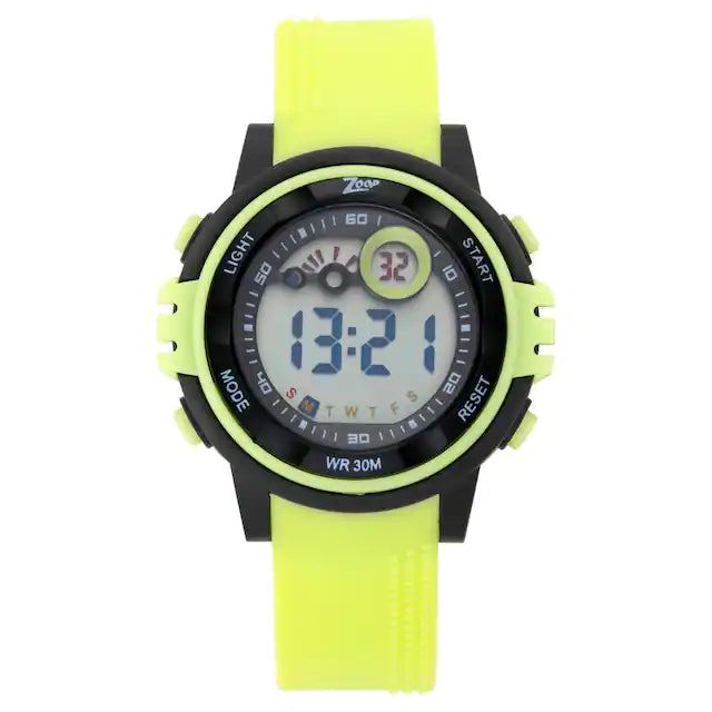 Zoop Yellow Digital Watch
