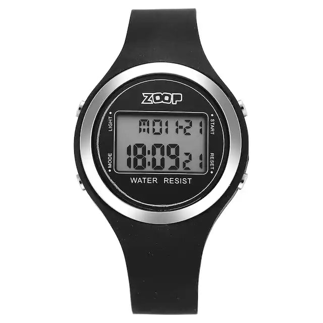 Zoop Kids Digital Dial Silicone Strap Watch for Unisex