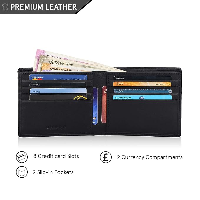 Cross Black Leather Men's Wallet & Pen Combo Set (ACC1408_2-1)