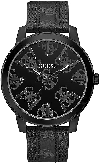 Guess Male Analog Leather Watch GW0201G2
