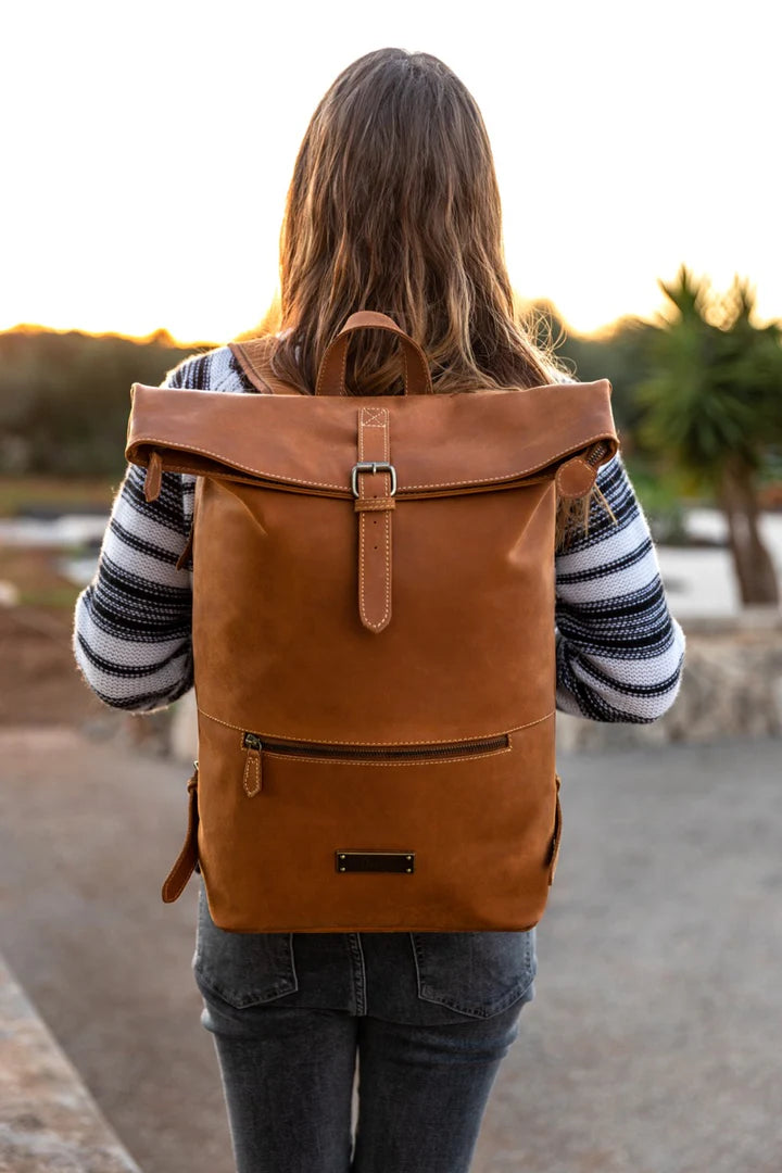 DRAKENSBERG Backpack »Ryan« Cognac-Brown