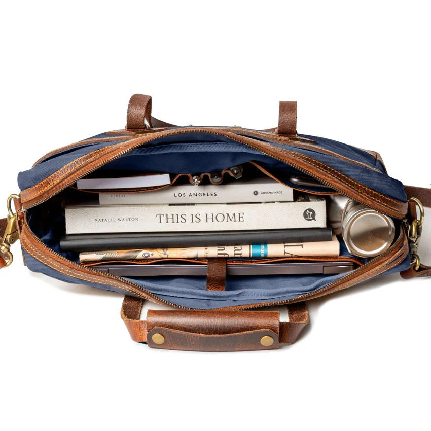 DRAKENSBERG Briefcase »Noah« Ocean-Blue