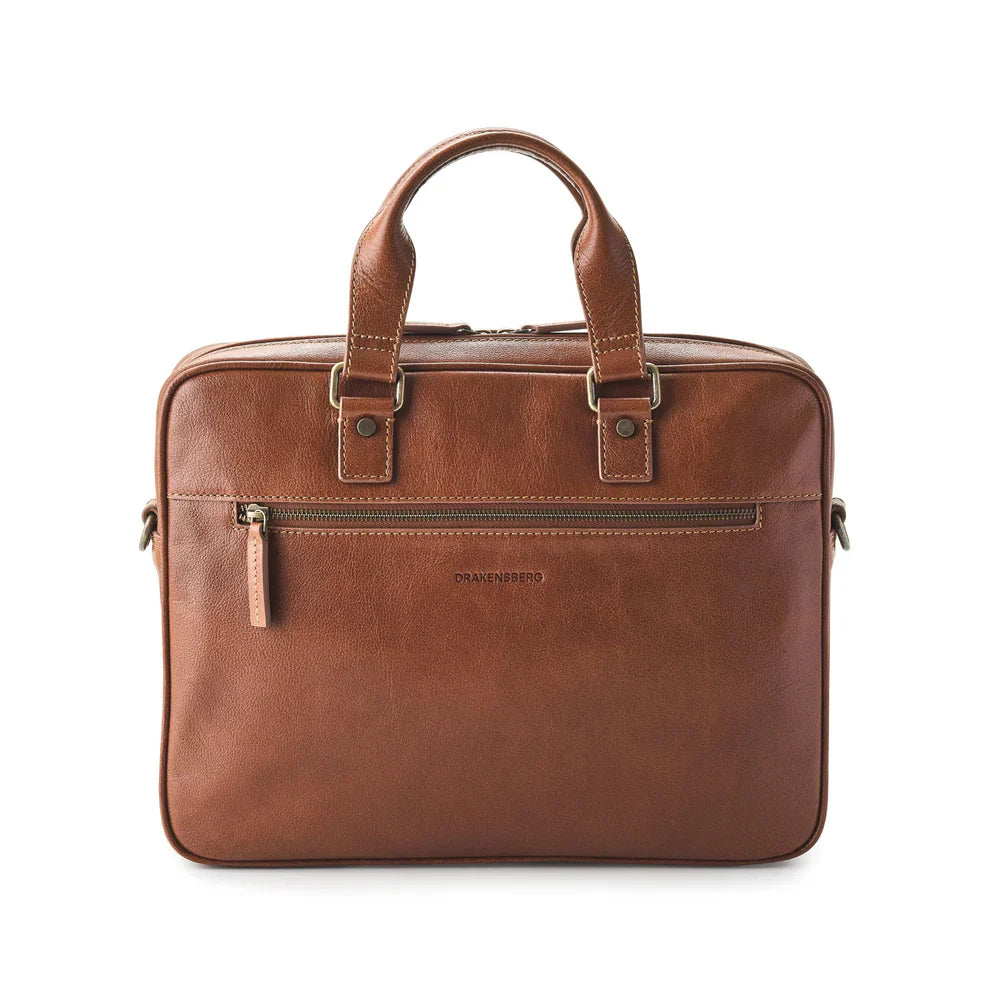 DRAKENSBERG Briefcase »Marlon« Chestnut-Brown