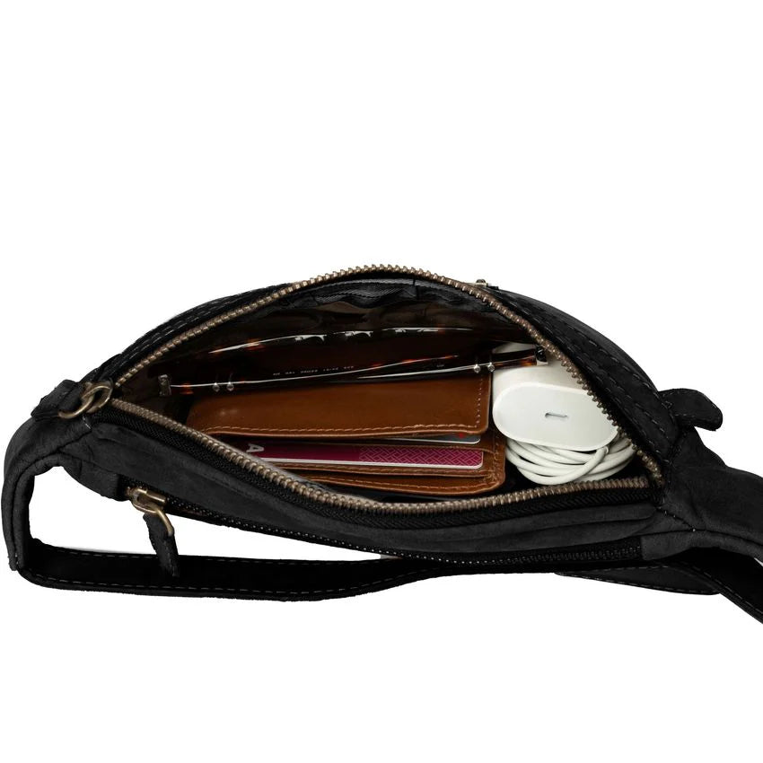 DRAKENSBERG Bum Bag »Mel« Vintage-Black