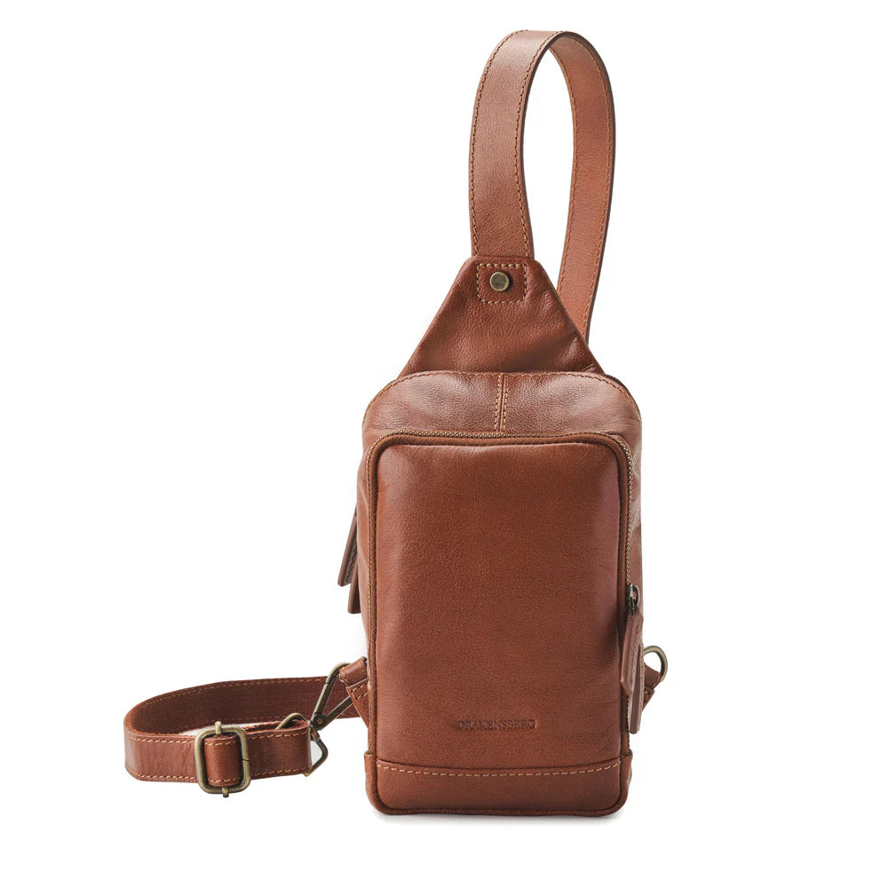 DRAKENSBERG Shoulder Backpack »Emilio« Chestnut-Brown