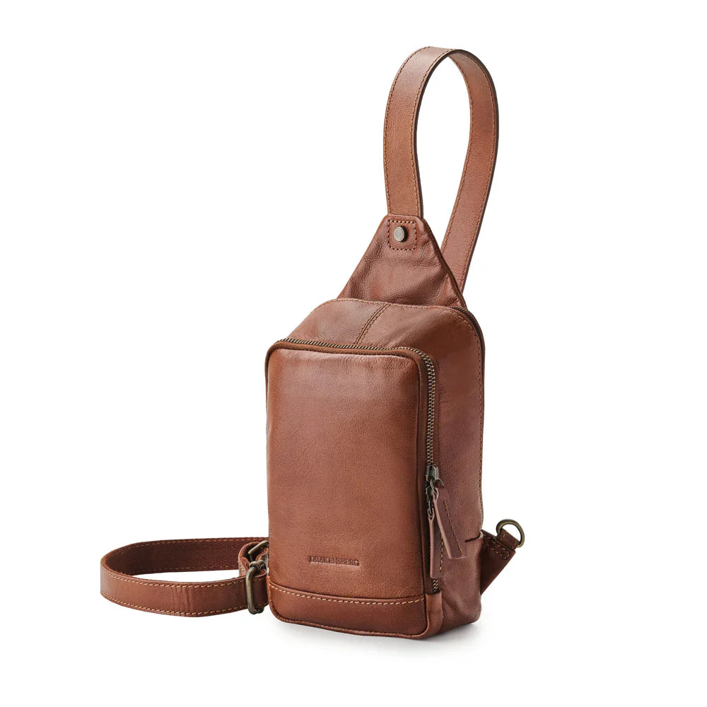 DRAKENSBERG Shoulder Backpack »Emilio« Chestnut-Brown