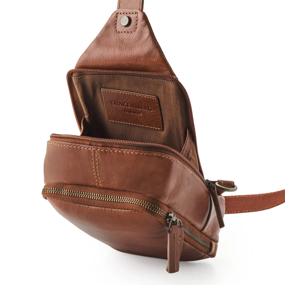 DRAKENSBERG Shoulder Backpack »Emilio« Chestnut-Brown