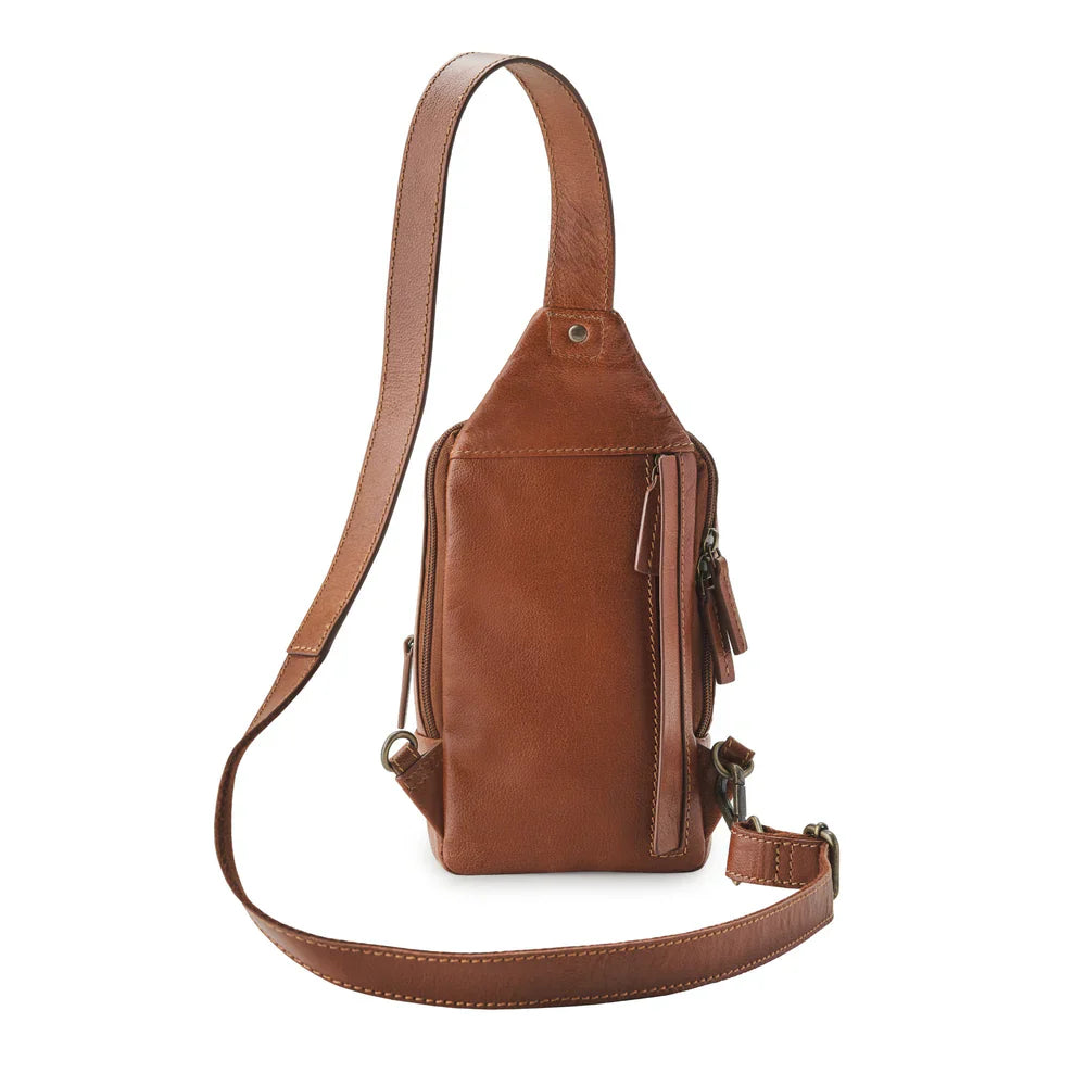 DRAKENSBERG Shoulder Backpack »Emilio« Chestnut-Brown