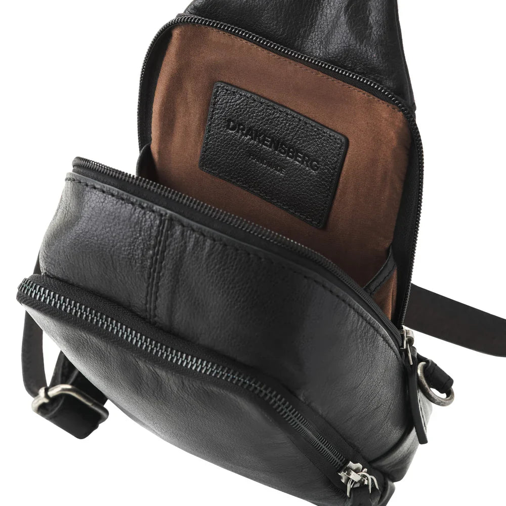 DRAKENSBERG Shoulder Backpack »Emilio« Deep-Black