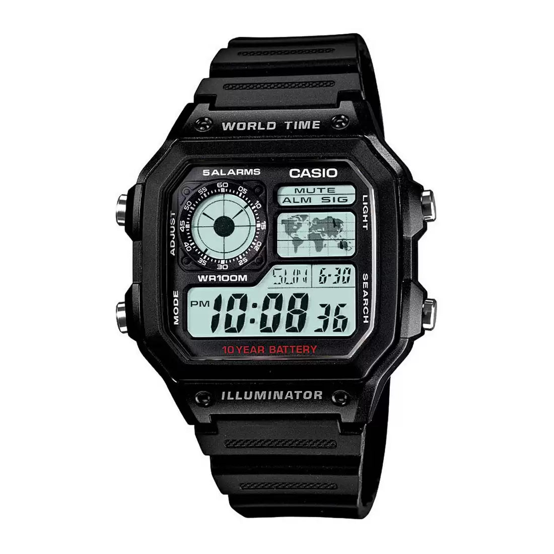 Youth ( AE-1200WH-1AVDF ) Digital Watch - For Men D097