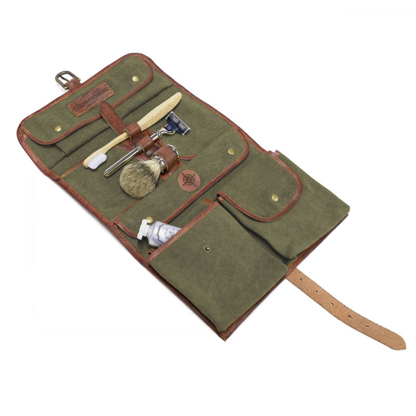 DRAKENSBERG Toiletry Bag »Sid« Olive-Green