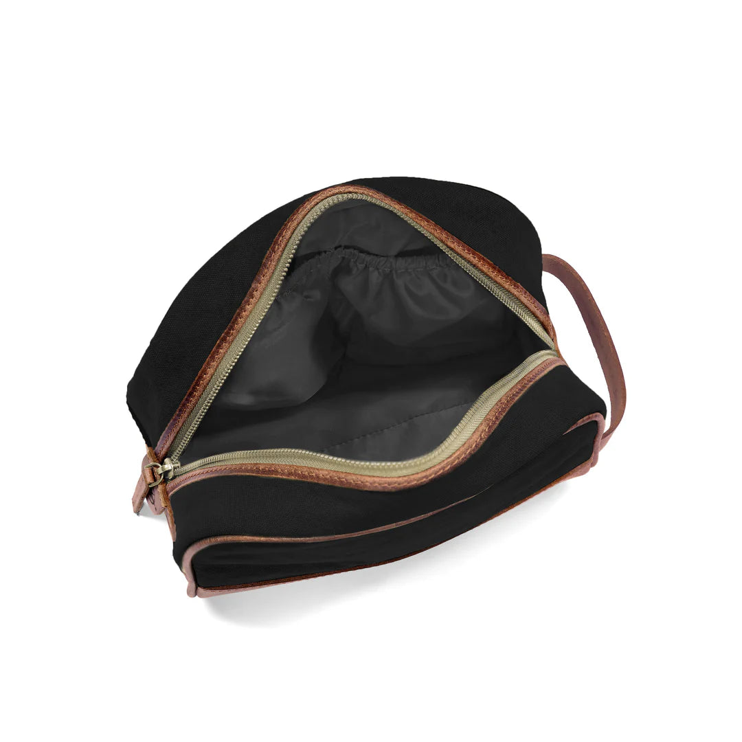 DRAKENSBERG Set/2 Duffle bag »Toby« & Dopp Kit »Glen« Black