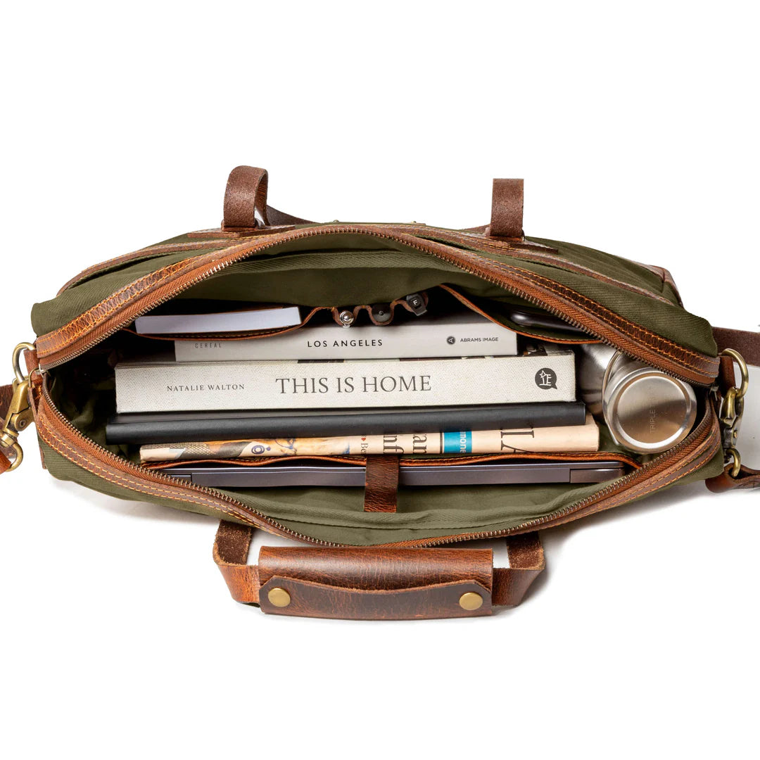 DRAKENSBERG Briefcase »Noah« Forest-Green