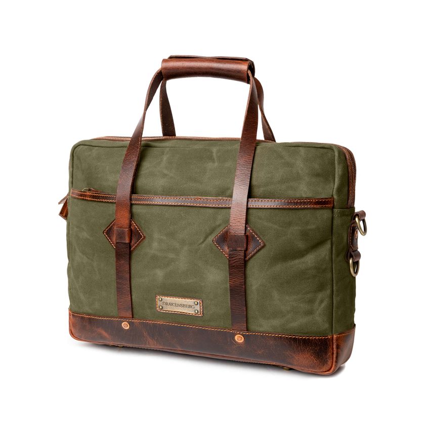 DRAKENSBERG Briefcase »Noah« Forest-Green