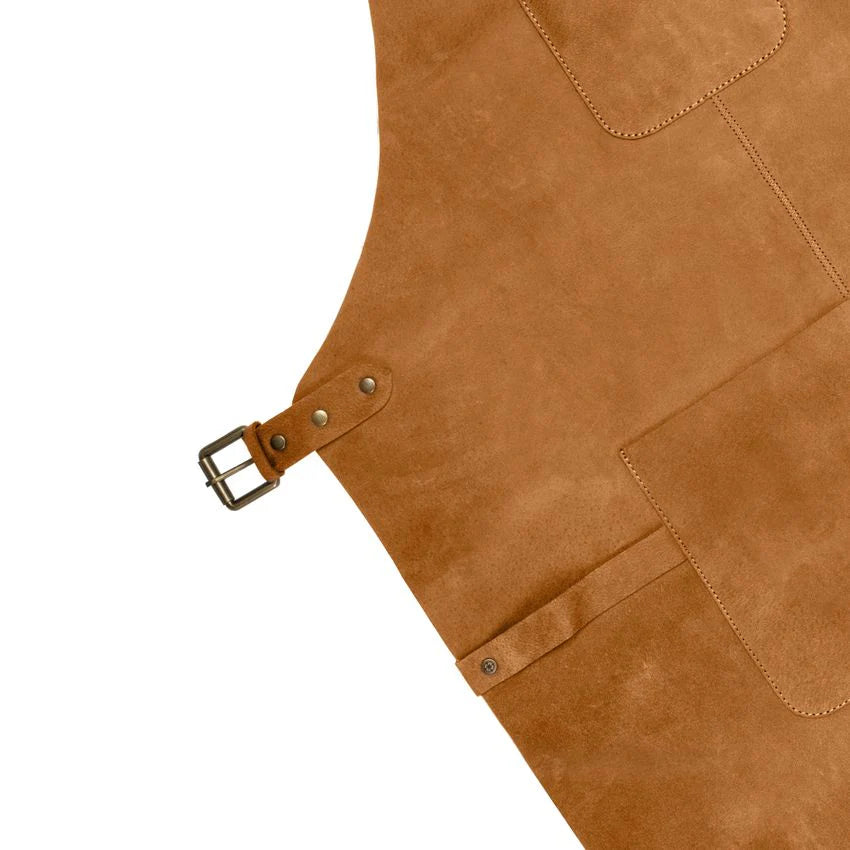 DRAKENSBERG BBQ Apron »Bob« Cognac-Brown