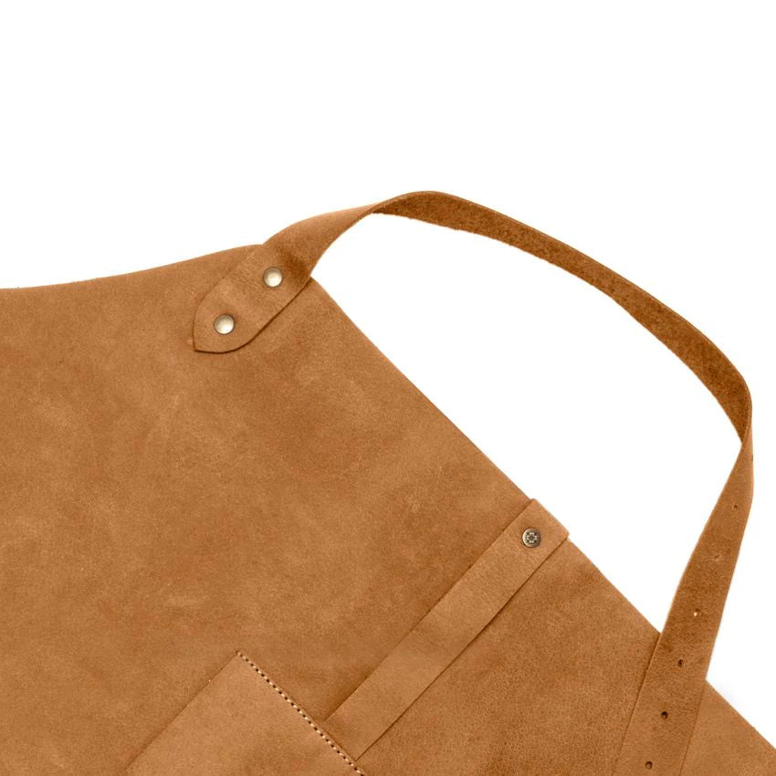 DRAKENSBERG BBQ Apron »Bob« Cognac-Brown