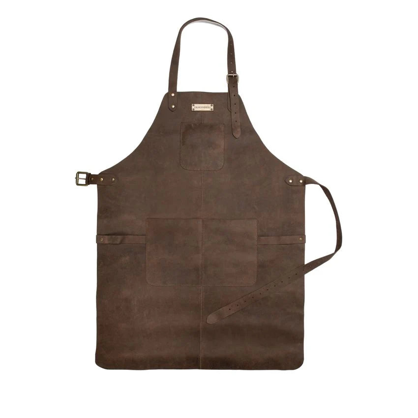 DRAKENSBERG BBQ Apron »Bob« Coffee-Brown