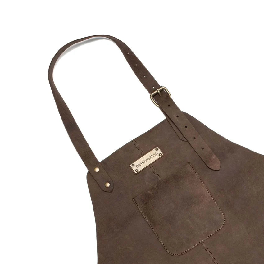 DRAKENSBERG BBQ Apron »Bob« Coffee-Brown