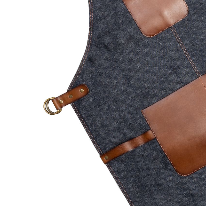 DRAKENSBERG BBQ Apron »Bob« Denim-Blue