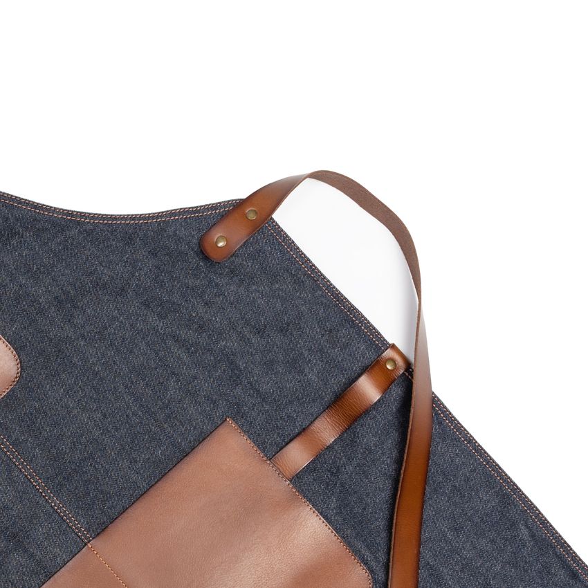 DRAKENSBERG BBQ Apron »Bob« Denim-Blue