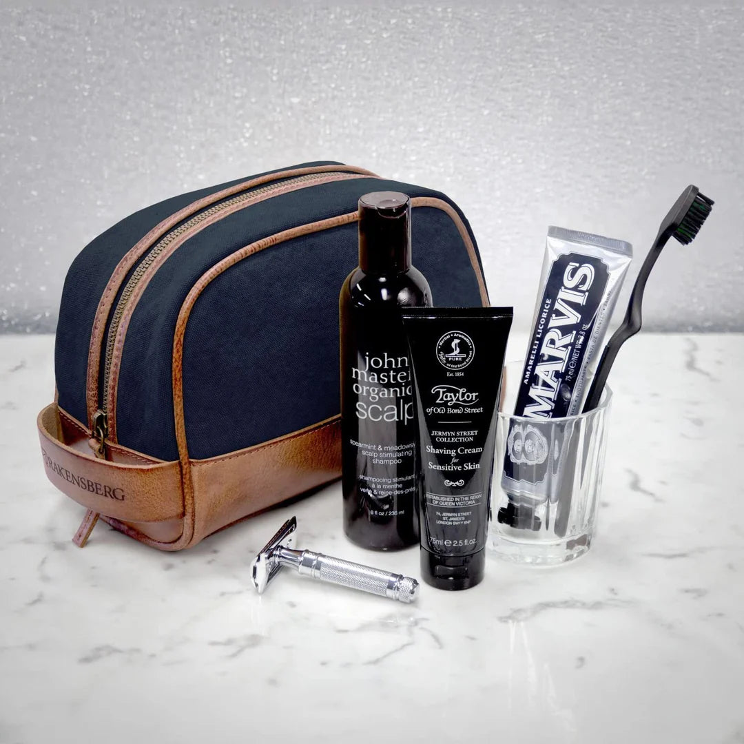 DRAKENSBERG Dopp Kit »Glen« Navy-Blue