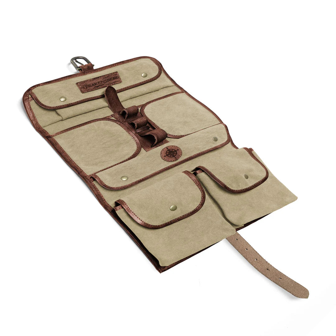 DRAKENSBERG Toiletry Bag »Sid« Khaki-Beige