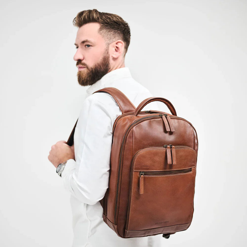 DRAKENSBERG Backpack »Frederico« Chestnut-Brown