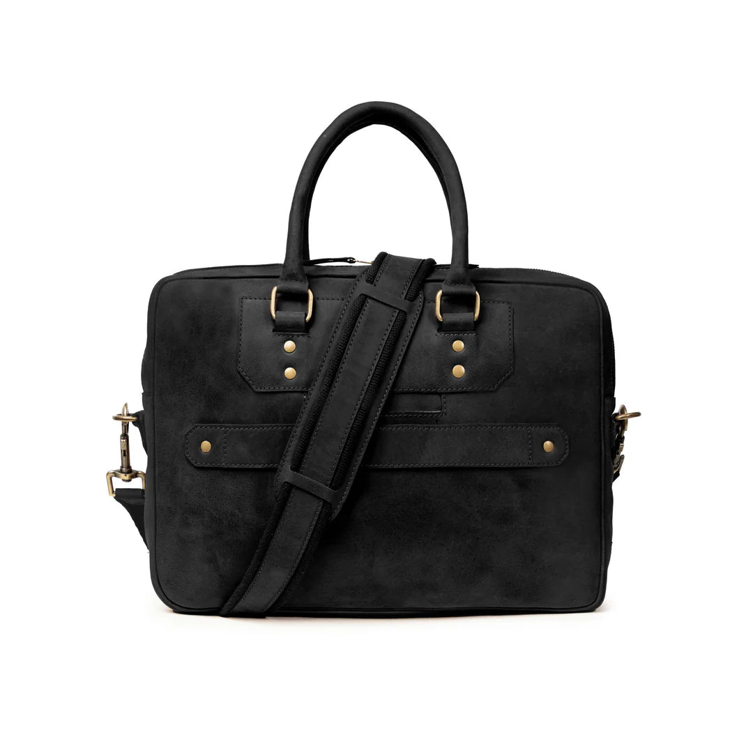 DRAKENSBERG Briefcase »Harvey« Vintage-Black