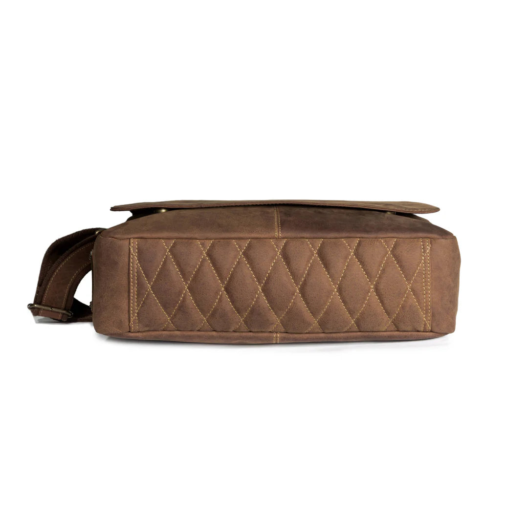 DRAKENSBERG Messenger bag »Leon« Havana-Brown