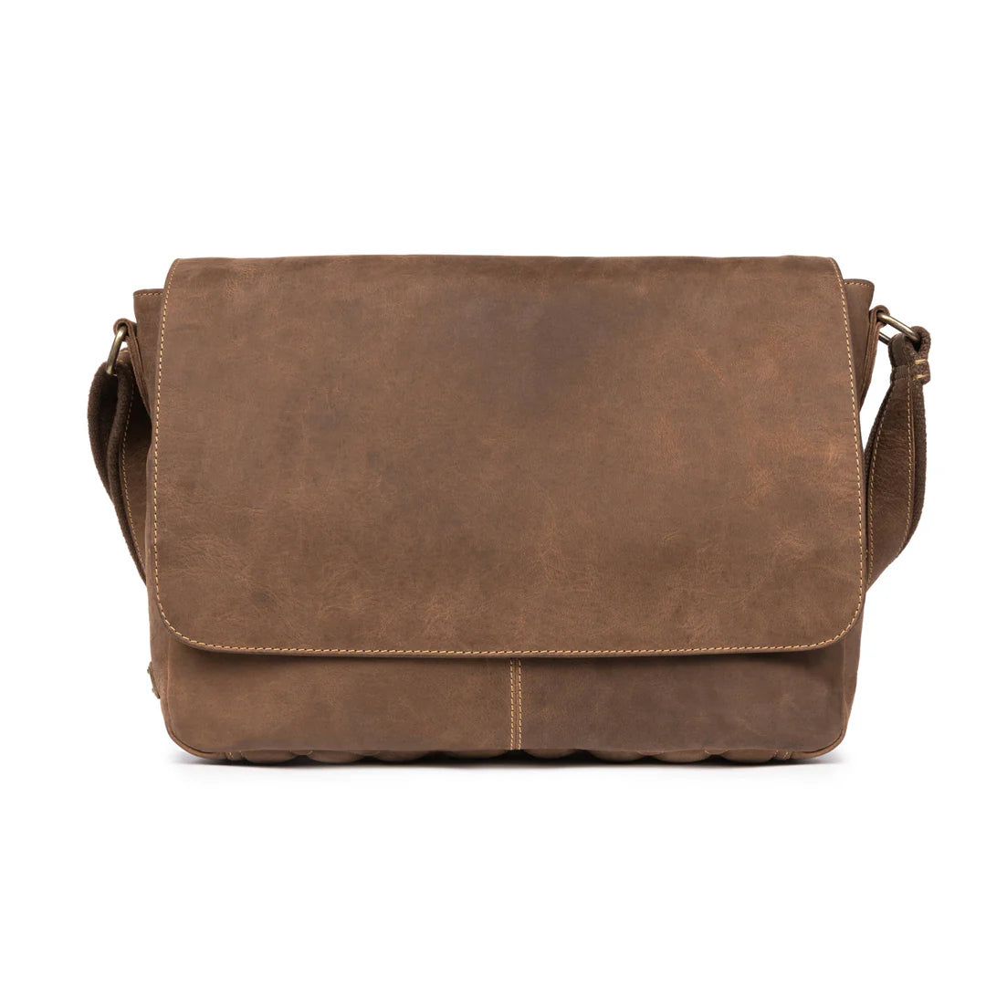 DRAKENSBERG Messenger bag »Leon« Havana-Brown