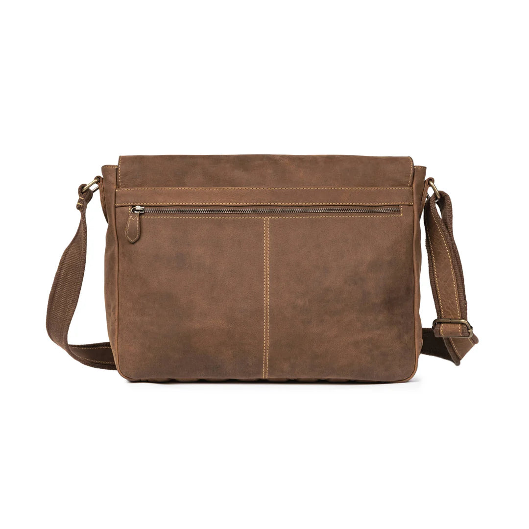 DRAKENSBERG Messenger bag »Leon« Havana-Brown