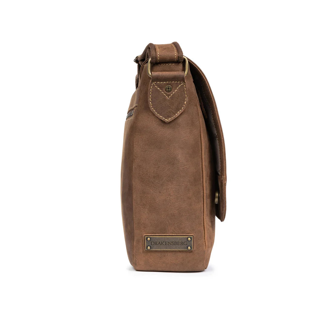 DRAKENSBERG Messenger bag »Leon« Havana-Brown