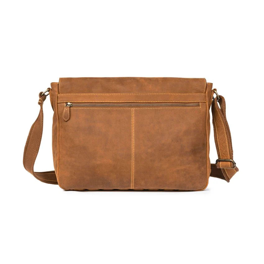 DRAKENSBERG Messenger bag »Leon« Cognac-Brown