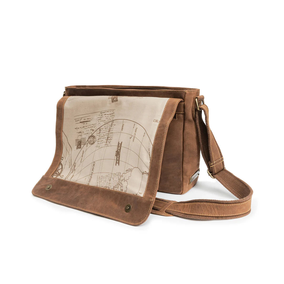 DRAKENSBERG Messenger bag »Leon« Havana-Brown