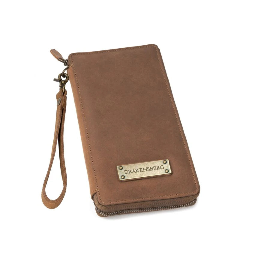 DRAKENSBERG Travel Wallet »Tom« Havana-Brown