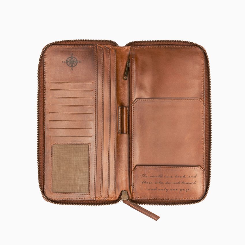 DRAKENSBERG Travel Wallet »Travis« Tan