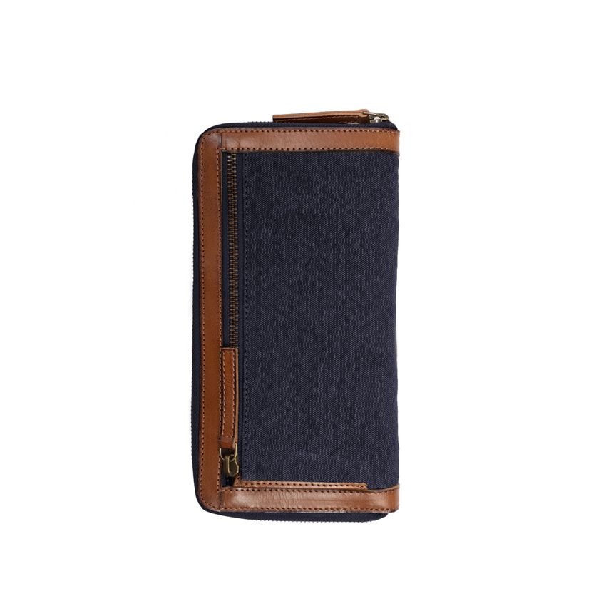 DRAKENSBERG Travel Wallet »Travis« Navy-Blue