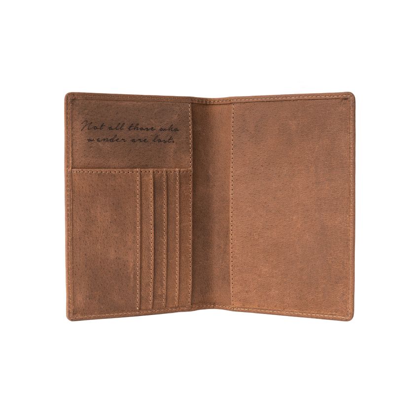 DRAKENSBERG Passport Holder »Pete« Havana-Brown