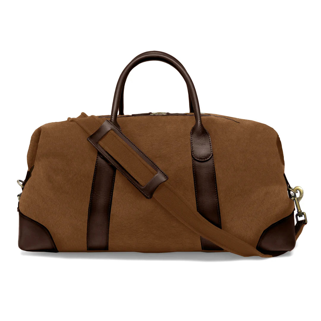 DRAKENSBERG Set/2 weekender »David« & Toiletry Bag »Sid« Umbra-Brown