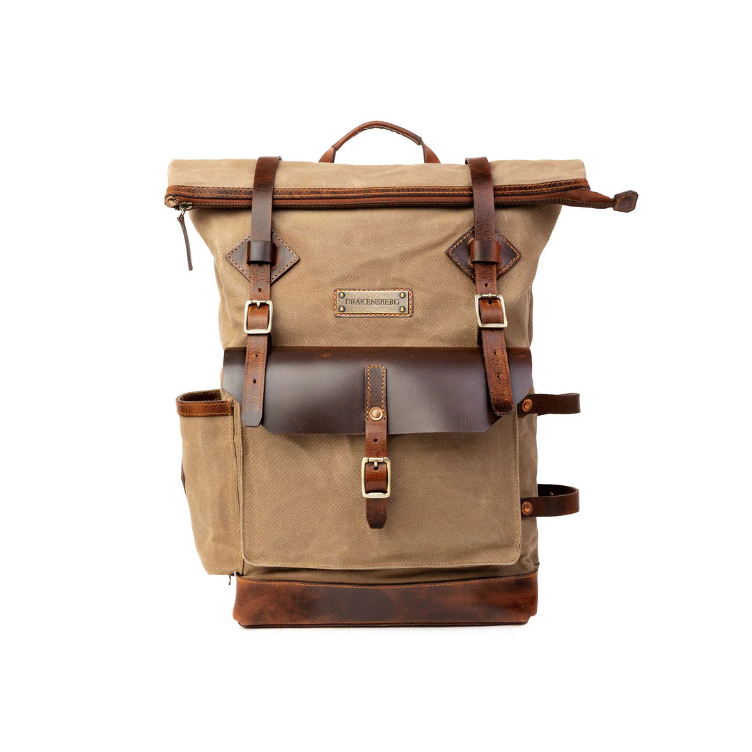 DRAKENSBERG Backpack »Adam« Khaki-Sand