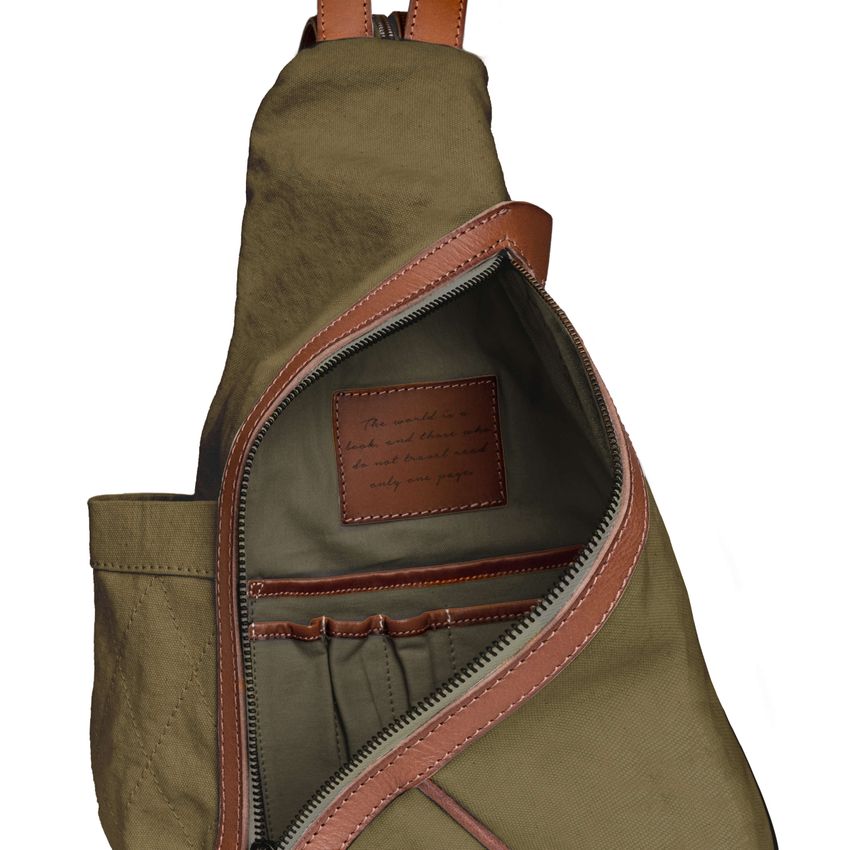 DRAKENSBERG Sling Bag »Alma« Olive-Green