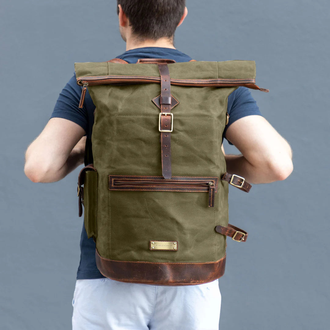 DRAKENSBERG Duffel Backpack »Dale« Forest-Green