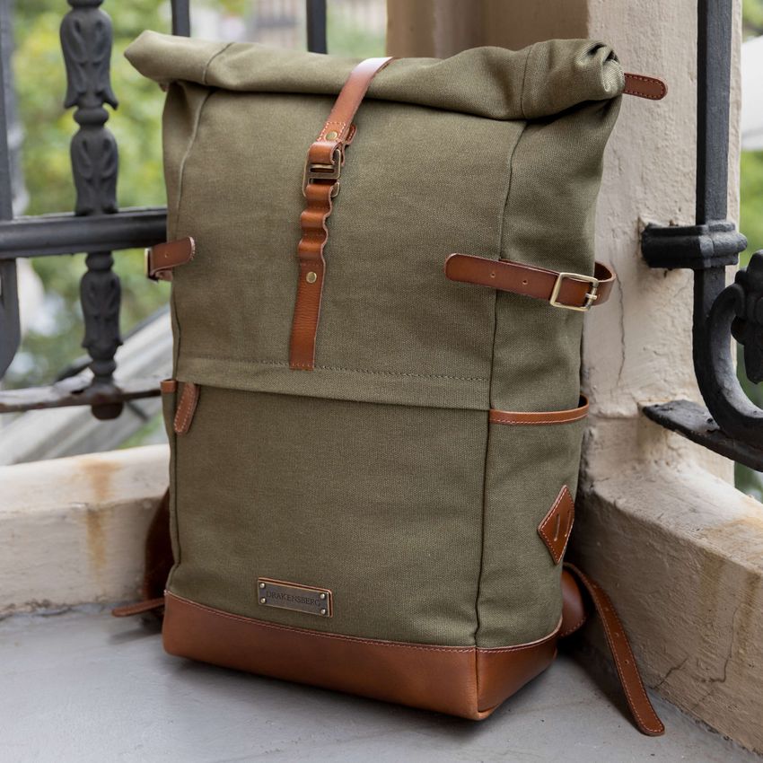 DRAKENSBERG Backpack »Wyatt« Olive-Green