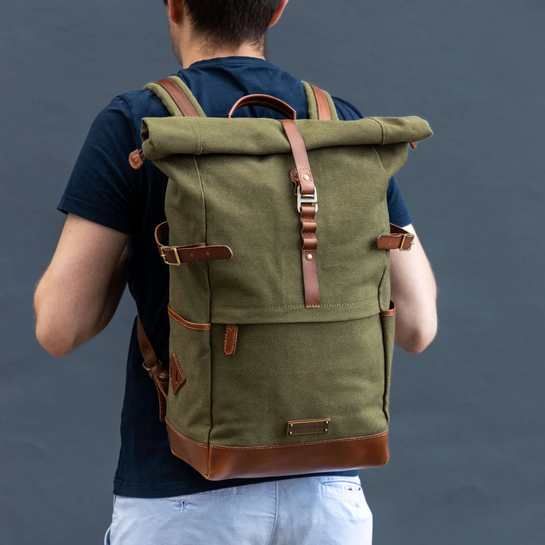 DRAKENSBERG Backpack »Wyatt« Olive-Green