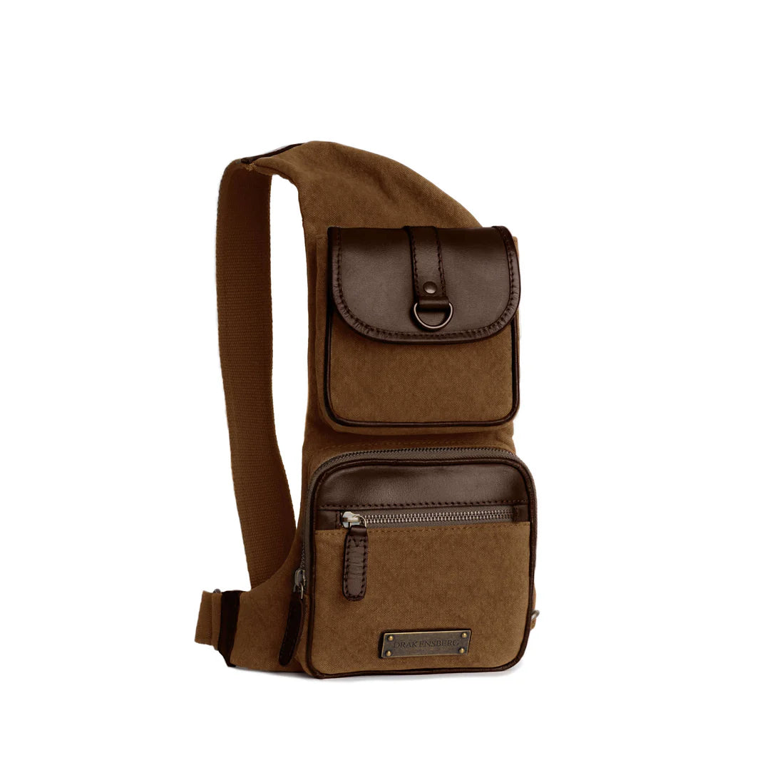 DRAKENSBERG Sling Backpack »Mateo« Umbra-Brown