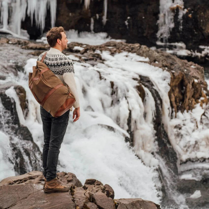 DRAKENSBERG Duffle Backpack »Robin« Olive-Green