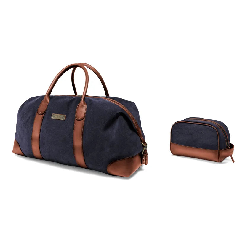 DRAKENSBERG Set/2 Weekender »David« & toiletry bag »Glen« Navy-Blue