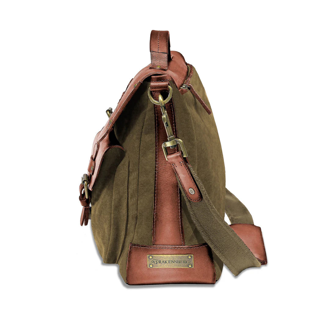 DRAKENSBERG Messenger Bag »Milo« Olive-Green